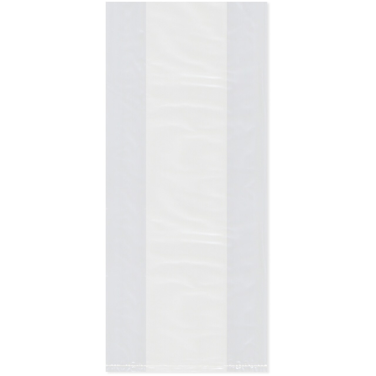 Plymor 8" x 4" x 18" (Pack of 100), 1 Mil Gusseted Plastic Bags